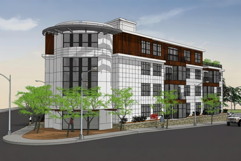 Rendering 400 Belgrade. West Roxbury. MA