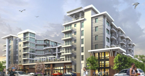 Rendering of the 646 Ocean Avenue multifamily development on Revere Beach in Revere, Massachusetts
